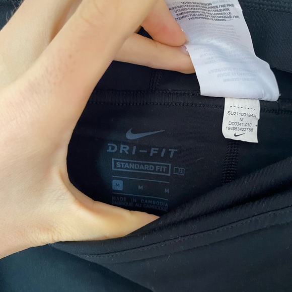 Black Nike Dri-Fit Tennis Skirt - Picture 3 of 5
